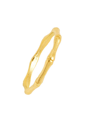 越南沙金竹节戒指女小众高级久不掉色个性简约风女指环婚庆礼物戒