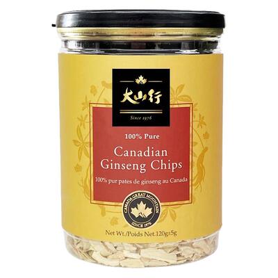 大山行进口西洋参片120g罐装