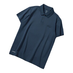 李宁短袖男款2025夏季新款运动冰感宽松吸湿排汗POLO衫T恤APLV037