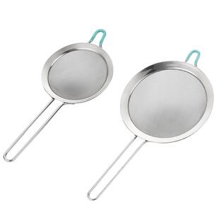 onlycook 304不锈钢过滤勺豆浆细网果汁滤网厨房60目漏勺漏网筛网