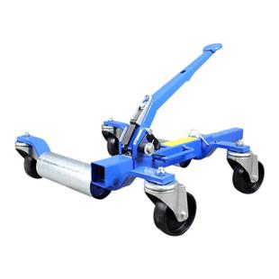 新款脚踩万向轮移车挪车器撬杠简易移车器物业移车神器镀锌移位架