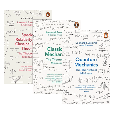 The Theoretical Minimum  理论小值系列3本 英文原版 狭义相对论与经典场论 量子力学 开始学物理时需要了解的东西 进口英语书籍