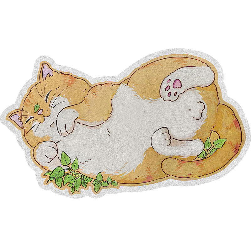 可爱猫咪浴室防滑吸水地垫