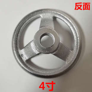 铸铁镀铬圆形手轮3寸4寸5寸螺丝孔M10M12M14M16M18手柄螺纹孔M24