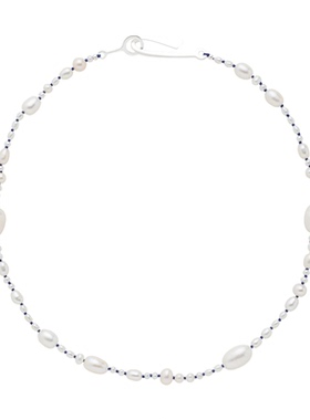 轻奢小众不规则珍珠锁骨链女