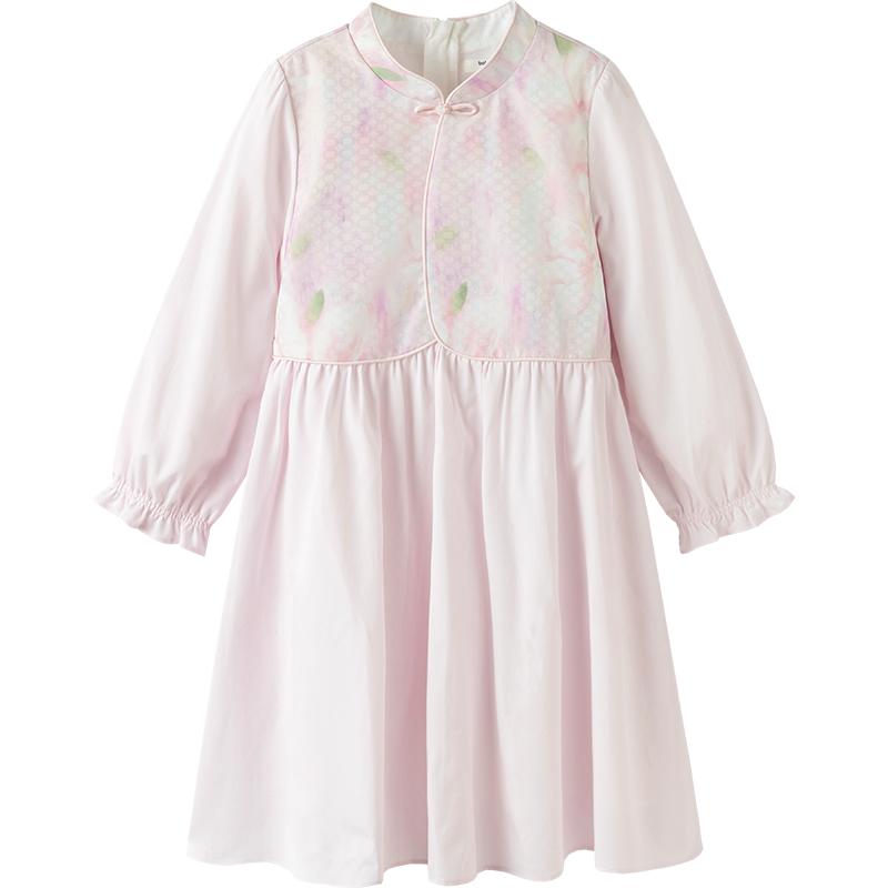 巴拉巴拉女童汉服连衣裙宝宝裙子