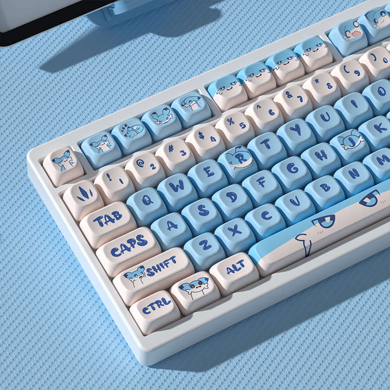 密探疾旋鼬MOT可爱键帽PBT材质热升华工艺球帽75/98/s99 X80 X100