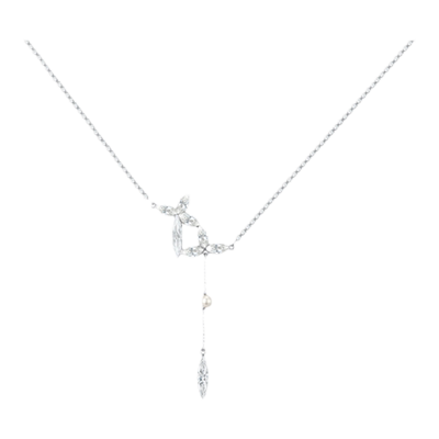 abyb花香颂项链choker长流苏精致华丽闪耀项链颈链轻奢项链女