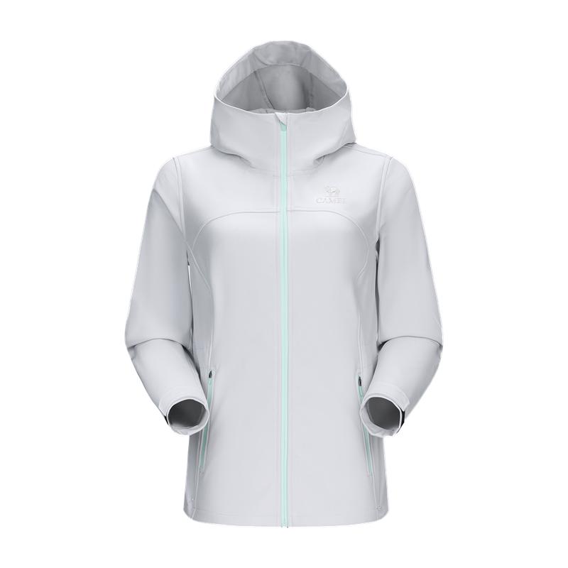 防泼水户外软壳衣徒步登山服