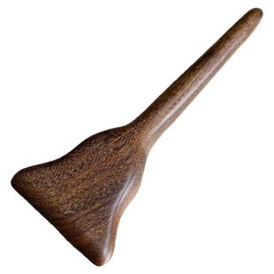 保真天然檀木按摩锥斧头板刮痧棒工具脚底拔筋棒多功能背部刮痧铲