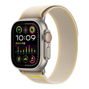 适用applewatch10野径回环ultra2/3表带iwatch9手表带S10苹果S9手表S8尼龙876代S7男女款se官方s11新款11运动