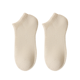 袜子男士短款秋冬纯棉防臭加绒加厚保暖冬季中短筒毛圈男生运动袜