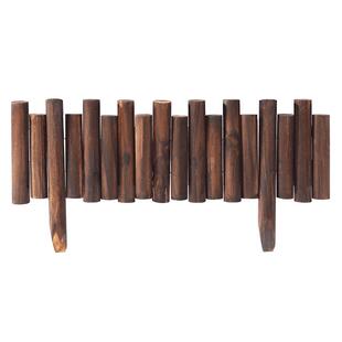 防腐木栅栏户外花园围栏庭院室内篱笆阳台装饰碳化小木桩室外护栏