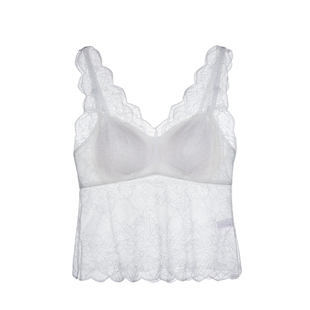 夏娃的诱惑蕾丝女士带胸垫免穿文胸吊带内搭外穿背心