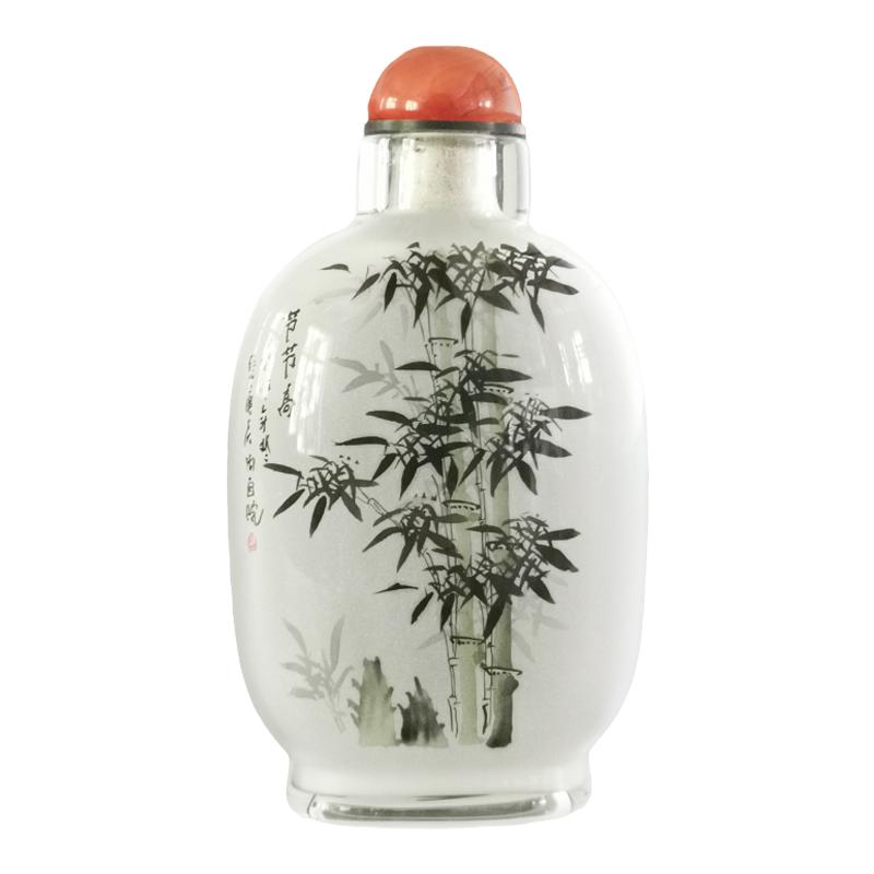 好客山东摆件琉璃内画瓶鼻烟壶