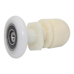 老式圆弧淋浴房玻璃滑轮浴室移门单轮卫生间隔断直杆轮子五金配件