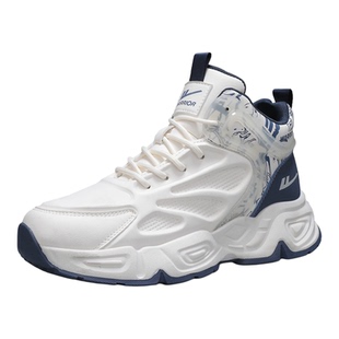 回力男鞋2026新款秋季高邦休闲运动鞋厚底增高百搭时尚潮流老爹鞋