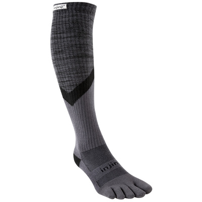 injinji小腿袜高筒及膝coolmax越野跑步足球篮球长筒袜马拉松
