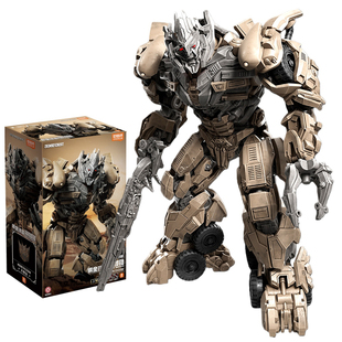 布鲁可积木人变形金刚超越版威震天机器人拼装模型手办男孩玩具克