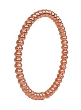 纯铜手工串珠开口女士手镯圈流行