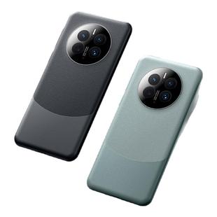 适用华为mate50pro手机壳mate50保护套新款素皮por镜头全包防摔华为mate40真皮m50e高级感熊猫款男女款潮外壳