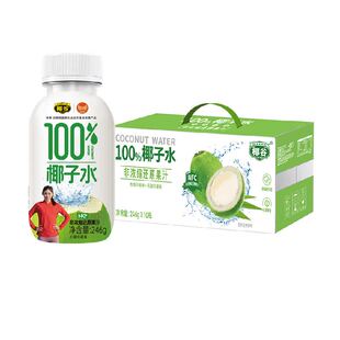 椰谷100%椰子水富含电解质0胆固醇0防腐剂果汁NFC椰子水