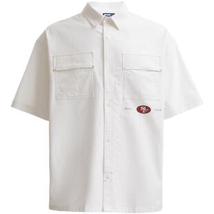 [NFL联名]SEASON HIGH2025年秋季旧金山49人宽松衬衫短袖男款男装