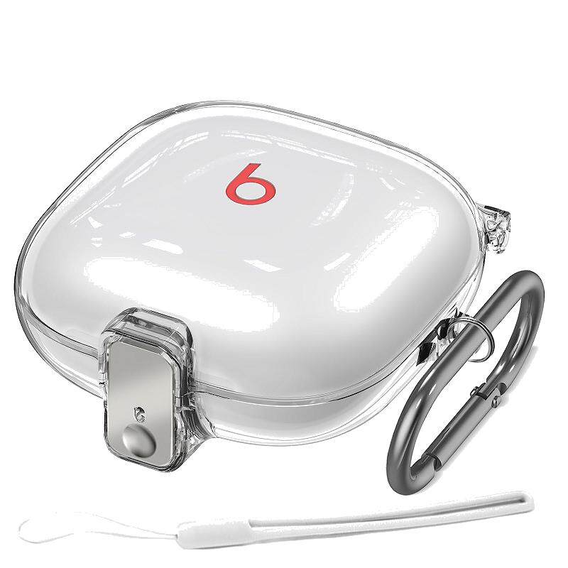 适用魔音beats fit Pro保护套透明连体无线蓝牙耳机壳Beats Fit Pro不粘胶保护壳软壳
