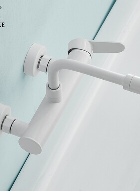 ?RP4T批发白色厨房入墙式水龙头冷热水槽洗菜盆阳台拖把池洗衣碗