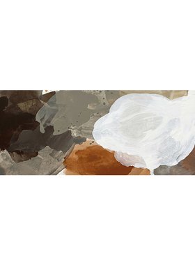 YASAN侘寂风抽象客厅手绘油画