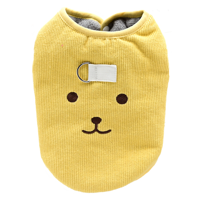 可牵引宠物猫狗狗衣服保暖棉背心