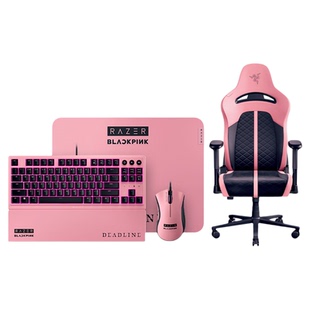 Razer雷蛇|BLACKPINK联名款鼠标键盘电竞椅外设套装礼物晒赠小卡