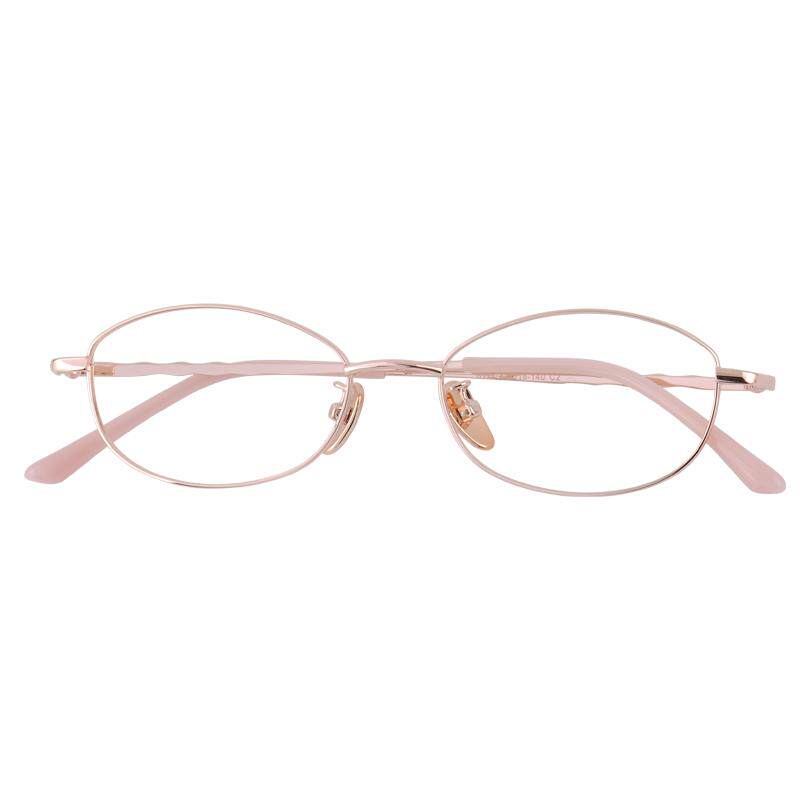 超轻纯钛金丝边小框近视眼镜框女专业可配度数素颜防蓝光镜架框架