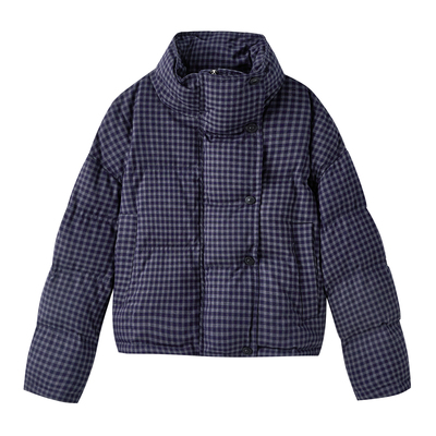 版型好看格子羽绒服女士短款冬2025年新款高端时尚洋气时髦小个子