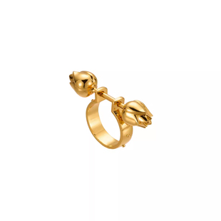 STUGAZIThron Rosy Wrap Ring 双头玫瑰戒指个性设计叠戴时尚指环