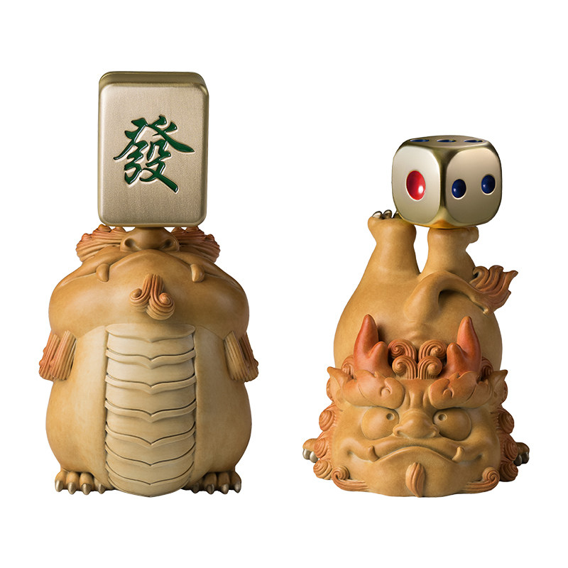 铜师傅《转大发》《转大顺》摆件