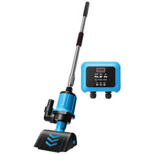 雅兹利鱼池吸污机智能变频鱼池过滤器游泳池清洁机池塘吸泥机吸污