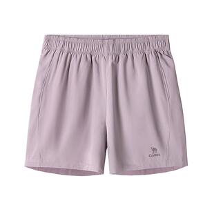 骆驼运动速干短裤女士2025夏季新款透气宽松弹力薄款跑步五分裤子