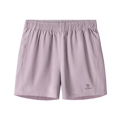 骆驼运动速干短裤女士2025夏季新款透气宽松弹力薄款跑步五分裤子