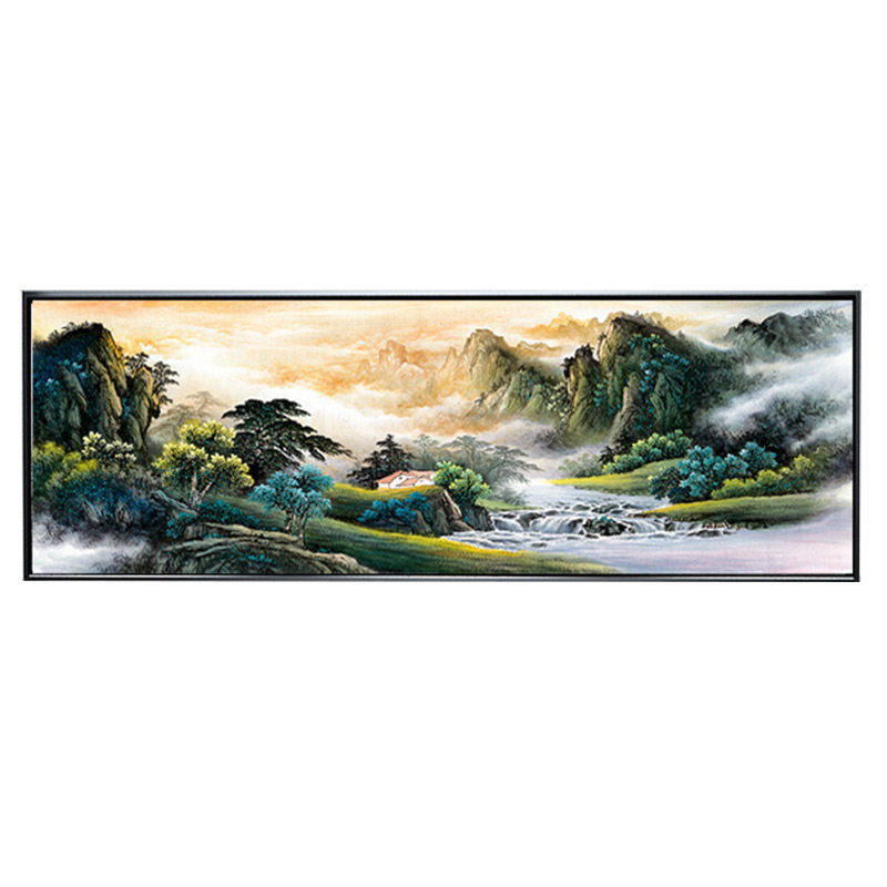 紫气东来中式风招财客厅装饰画