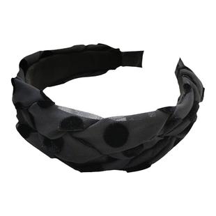 韩国黑色麻花辫子发箍女高颅顶气质舒适显脸小头箍压发发卡发饰品