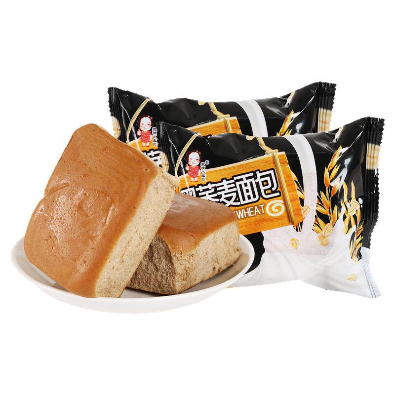 黑麦荞麦手撕老面包粗粮早餐饱腹健身代餐早餐零食品抗饿整箱批发