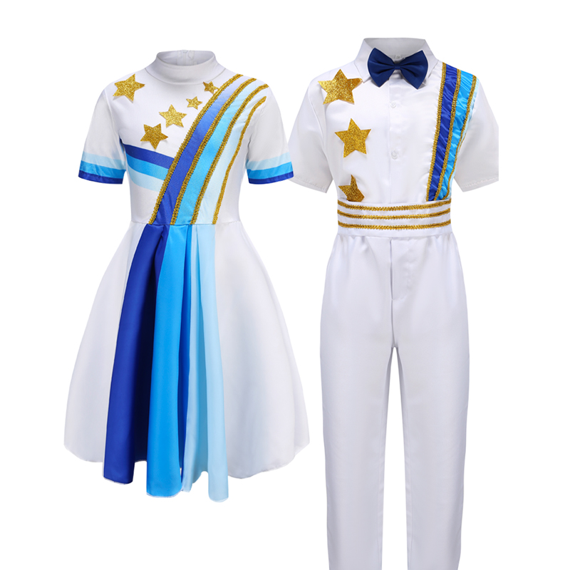 十一我和我的祖国儿童大合唱演出服男女童合唱团礼服学生诗歌朗诵