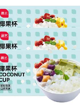 展艺椰果粒40g*24杯大椰果肉果冻