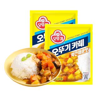 韩国不倒翁咖喱粉正宗进口家用调味料泰式印度黄拌饭酱调料鸡肉饭