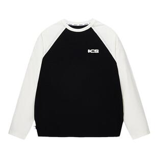 【田嘉瑞同款】 ics丨iconslab美式复古插肩袖长袖打底衫情侣T恤