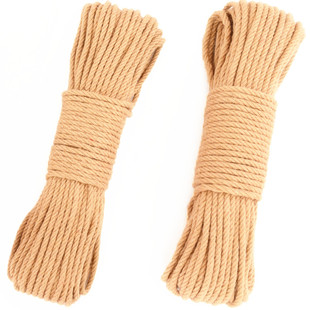 麻绳装饰diy粗绳子猫爬架专用配件手工编织4网格墙耐磨挂绳6毫米8