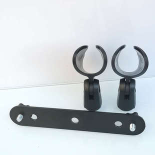 一拖二三四五台式话筒架双头四头会议麦克风桌面支架演讲台式金属