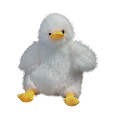 可爱炸毛墩墩鸭玩偶小鸭子抱枕