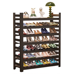 安居客不锈钢鞋架多层入户门家用门口多层分割大容量超大结实耐用